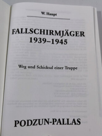 "Fallschirmjäger 1939-1945 Weg und Schicksal...