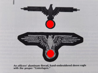 "Cloth Insignia of the SS", 496 pages, in English, used book good condition