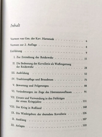 "Die Geschichte der deutschen Kavallerie 1919-1945" 424 Seiten, ca DIN A5, gebraucht