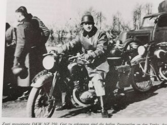 "Kräder im Einsatz 1934-1945 - Militärkräder in Reichswehr und Wehrmacht, Requirierte Kräder, Beutekräder, Kräder der alliierten Streitmächte" 199 Seiten, DIN A5