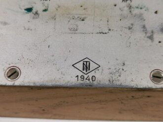 Schnurloser Überträger Wehrmacht datiert 1940, Funktion nicht geprüft. In Tasche, diese datiert 1935