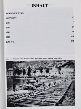 "Deutsche Pioniere im Einsatz 1939-1945 Eine Chronik in Bildern", 208 Seiten, unter A4, gebraucht