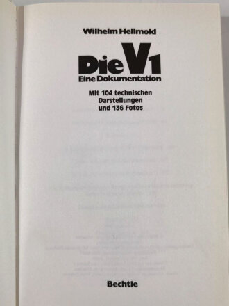 "Die V1 Eine Dokumentation", 309 Seiten, über A5, gebraucht