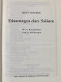 "Erinnungen eines Soldaten",von Heinz Guderian,  464 Seiten, unter A4, gebraucht