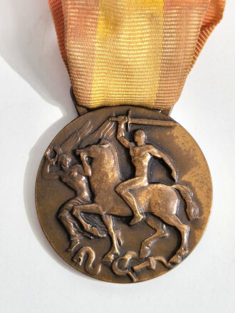 Italien Medaille für Kriegsfreiwillige im Spanischen Bürgerkrieg für die Befreiung Spaniens "Guerra por la Liberation y Unidad de Espana 17. Julio 1936"