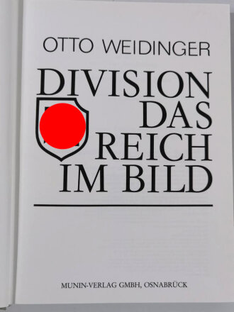 "Division Das Reich im Bild", 287 Seiten, A4, gebraucht
