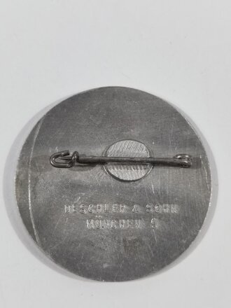 Leichtmetallabzeichen " Reichsnährstand Goslar 1936 " Durchmesser 38mm