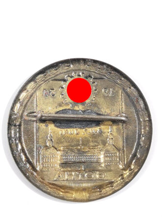 Blechabzeichen " DAF- Aufmarsch am 6. u. 7 Juni 1936 " Durchmesser 42mm