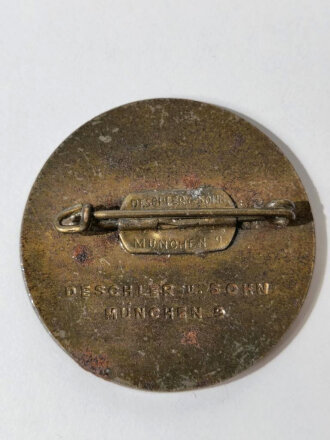 Metallabzeichen " 3. Reichsbauerntag Goslar 1935 " Durchmesser 35mm