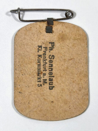 Abzeichen aus Karton " D.A.F. Obertaunus Kreis 21.7.1934 "