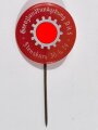 Anstecknadel aus Kunststoff " Granzlandkundgebung DAS, Flensburg 30.6.1934 " Durchmesser 30mm