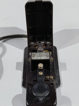 Morsetaste " Widmaier" Fertigung 40iger Jahre, ziviles Modell, vermutlich von der Wehrmacht zugekauft. , ungereinigtes Stück, Funktion nicht geprüft
