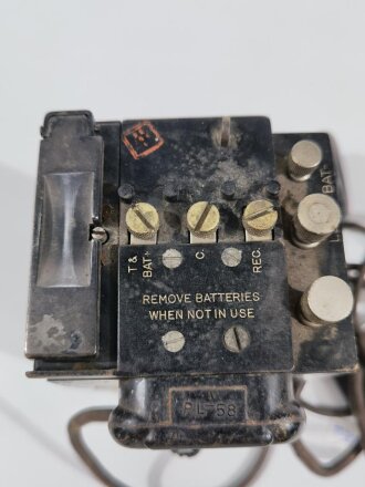 U.S. WWII Field telephone EE-8-A, Function not checked