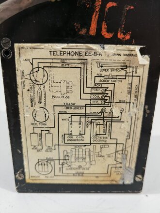 U.S. WWII Field telephone EE-8-A, Function not checked