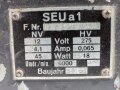 Sendeempfängereinankerumformer SEU a1, Verwendung für Fußsprech a, d & f.Originallack, datiert 1944, Funktion nicht geprüft