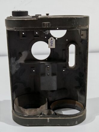 Gehäuse der Optikeinheit zum Lichtsprechgerät 80 der Wehrmacht, datiert 1938, Originallack