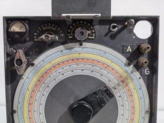 Funk Horch Empfänger Cäsar "Fu.H.E.c" ohne Gehäuse, Frontplatte Originallack, innen neuzeitlich überholt. Datiert 1944