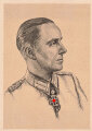 Ansichtskarte "Ritterkreuzträger des Heeres: Günther Goebbels"
