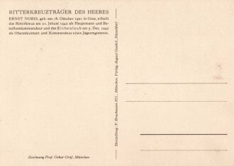 Ansichtskarte "Ritterkreuzträger des Heeres:...