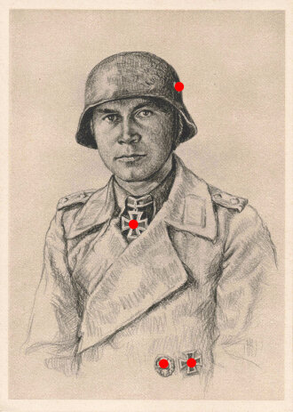 Ansichtskarte "Ritterkreuzträger des Heeres: Gottfried Geissler"
