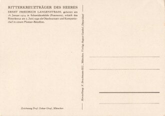 Ansichtskarte "Ritterkreuzträger des Heeres:...