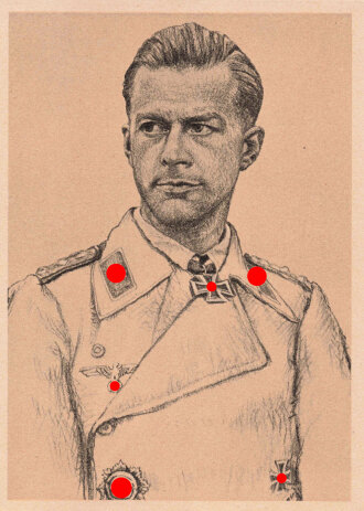 Ansichtskarte "Ritterkreuzträger des Heeres: Herbert Gomille"