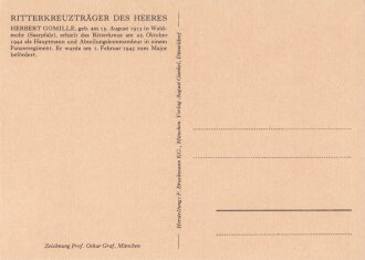 Ansichtskarte "Ritterkreuzträger des Heeres:...