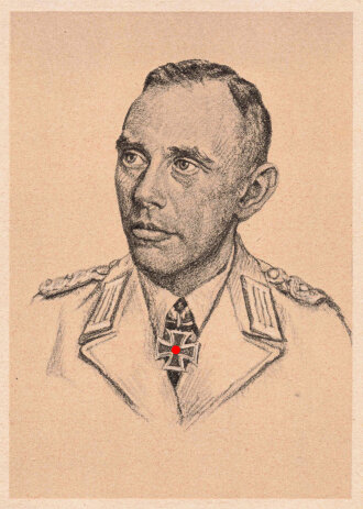 Ansichtskarte "Ritterkreuzträger des Heeres: Alfred Bruer"