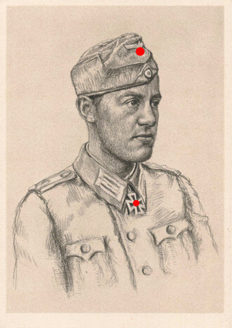 Ansichtskarte "Ritterkreuzträger des Heeres: Friedrich Carl"