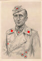 Ansichtskarte "Ritterkreuzträger des Heeres: Joachim Lützow"