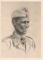 Ansichtskarte "Ritterkreuzträger des Heeres: Winrich Behr"