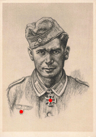 Ansichtskarte "Ritterkreuzträger des Heeres: Sebastian Reiser"