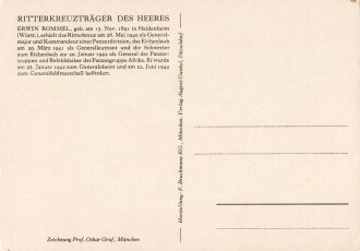 Ansichtskarte "Ritterkreuzträger des Heeres:...