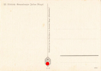 Ansichtskarte W.Willrich: "Ritterkreuzträger Generalmajor Julius Ringel"