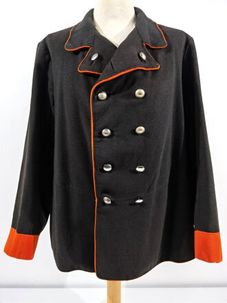 Reichspost , Uniformjacke schwarz mit orangen...