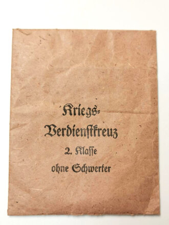 Kriegsverdienstkreuz 2. Klasse ohne Schwerter mit Hersteller 99 im Bandring für " Schwertner & Cie., Granz-Eggenberg "