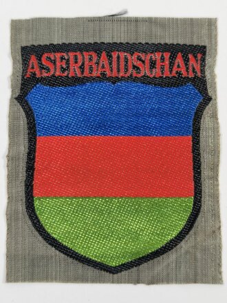 Heer, Ärmelschild für freiwillige aus Aserbaidschan. Ungetragenes Stück