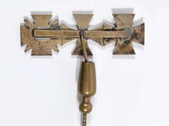 Miniatur 12mm, Eisernes Kreuz 1914, Kriegsverdienstkreuz Braunschweig, Ehrenkreuz für Frontfämpfer