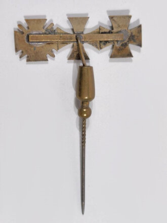 Miniatur 12mm, Eisernes Kreuz 1914, Kriegsverdienstkreuz Braunschweig, Ehrenkreuz für Frontfämpfer