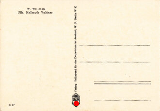 Ansichtskarte W.Willrich: "Ritterkreuzträger Uffz. Hellmuth Valtiner"