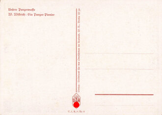 Ansichtskarte: Unsere Panzerwaffe W.Willrich: "Ein Panzer-Pionier"