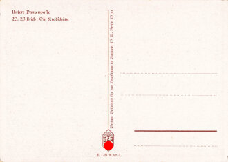 Ansichtskarte: Unsere Panzerwaffe W.Willrich: "Ein...