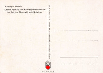 Ansichtskarte "Norwegen-Kämpfer - Oberltn. Gerlach und Mattheß"