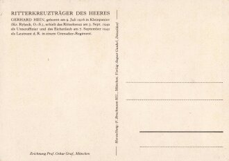 Ansichtskarte Ritterkreuzträger des Heere:...