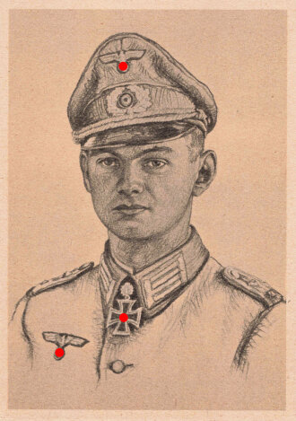 Ansichtskarte Ritterkreuzträger des Heere: "Werner Baumgarten-Crusius"