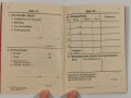 Sportleistungsbuch der Deutschen Reichspost datiert 1939, nur persönliche Daten eingetragen, keine weiteren Eintragungen keine Stempel