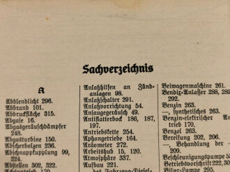 H.Dv.471 M.Dv.Nr. 239 L.Dv.100 "Handbuch für Kraftfahrer" 1939, DIN A5, 351 Seiten