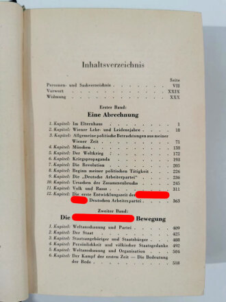 Adolf Hitler "Mein Kampf" . Auflage 1943, Im Schutzumschlag