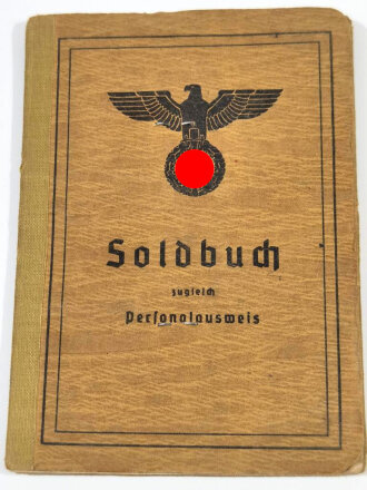 Soldbuch eines Angehörigen Gren.Ers.Btl. ( mot) 20...