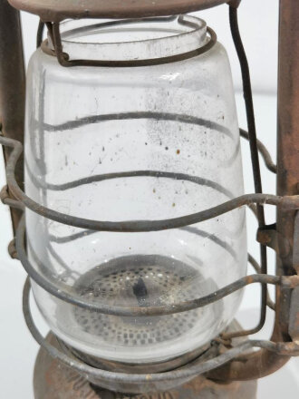 Laterne " Frowo 105" Ungereinigter Scheunenfund, Originallack, Höhe ohne Griff 40 cm